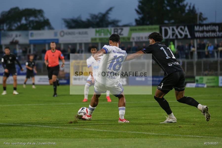 sport, action, Verbandspokal, Stadion am Schönbusch, SVA, SV Viktoria Aschaffenburg, Fussball, FCS, BFV, Aschaffenburg, Achtelfinale, 1. FC Schweinfurt 1905, 09.09.2025 - Bild-ID: 2508057