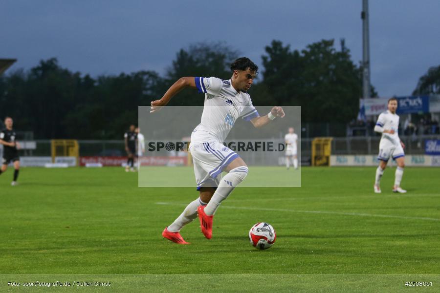 sport, action, Verbandspokal, Stadion am Schönbusch, SVA, SV Viktoria Aschaffenburg, Fussball, FCS, BFV, Aschaffenburg, Achtelfinale, 1. FC Schweinfurt 1905, 09.09.2025 - Bild-ID: 2508061