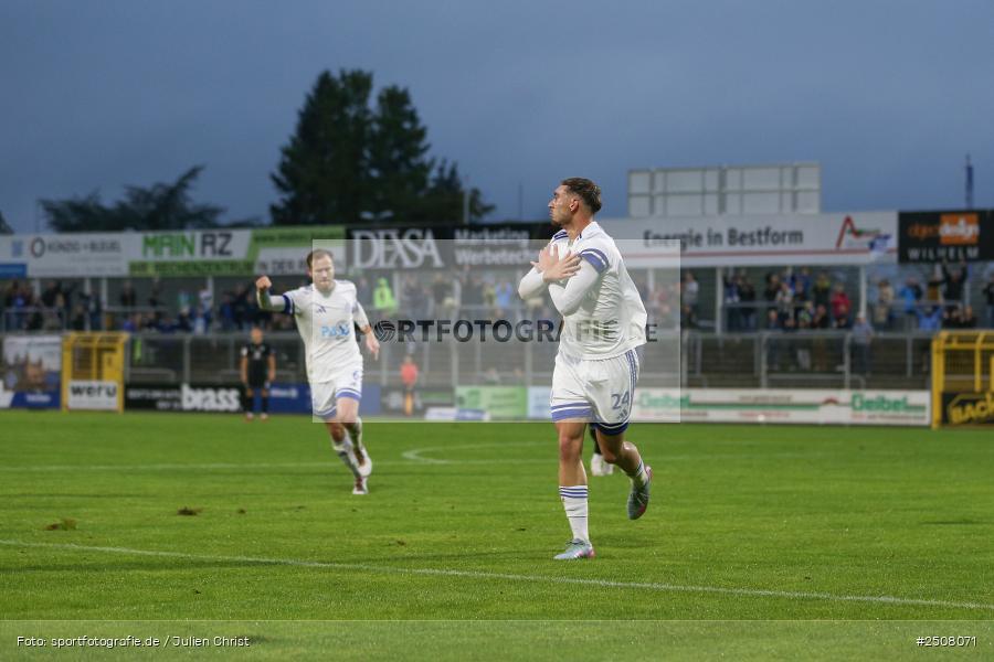sport, action, Verbandspokal, Stadion am Schönbusch, SVA, SV Viktoria Aschaffenburg, Fussball, FCS, BFV, Aschaffenburg, Achtelfinale, 1. FC Schweinfurt 1905, 09.09.2025 - Bild-ID: 2508071