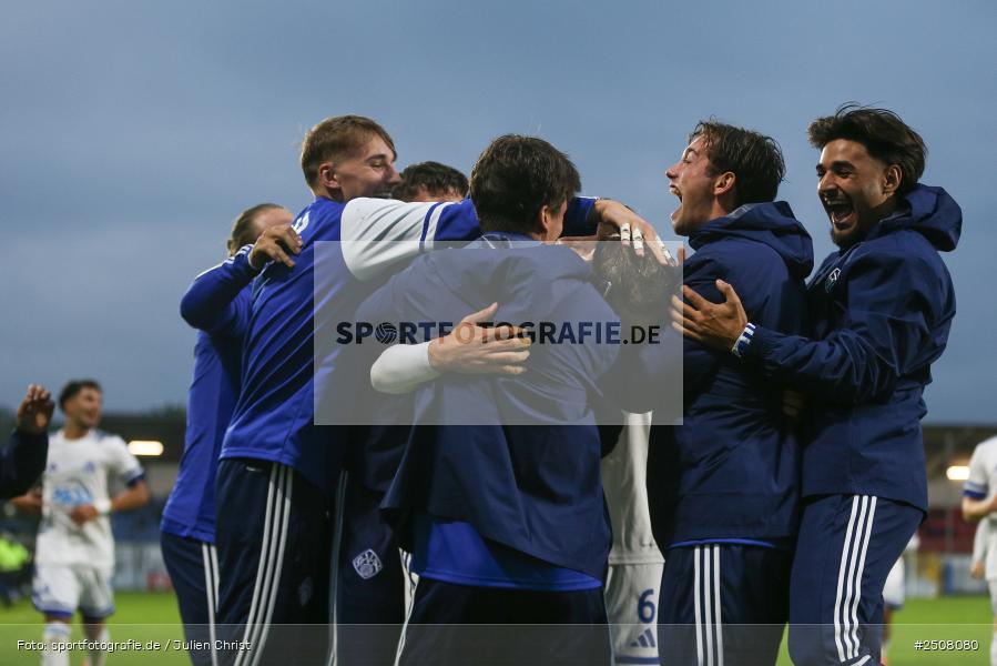 sport, action, Verbandspokal, Stadion am Schönbusch, SVA, SV Viktoria Aschaffenburg, Fussball, FCS, BFV, Aschaffenburg, Achtelfinale, 1. FC Schweinfurt 1905, 09.09.2025 - Bild-ID: 2508080