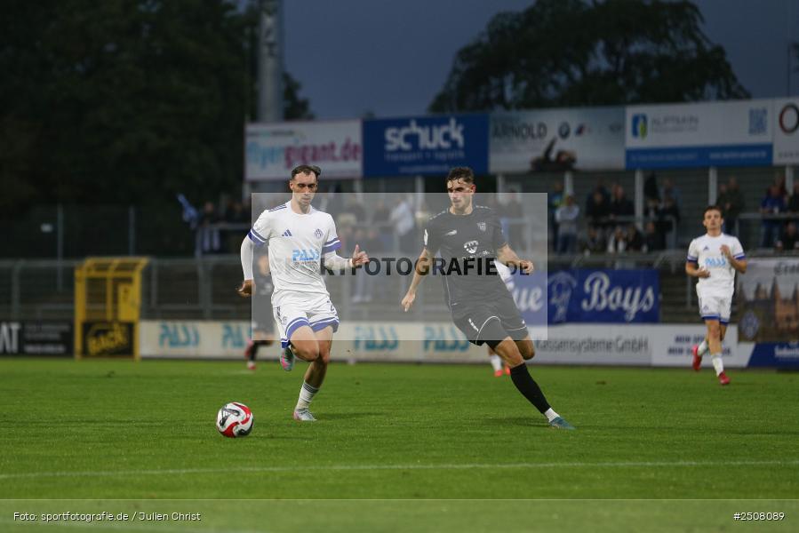 sport, action, Verbandspokal, Stadion am Schönbusch, SVA, SV Viktoria Aschaffenburg, Fussball, FCS, BFV, Aschaffenburg, Achtelfinale, 1. FC Schweinfurt 1905, 09.09.2025 - Bild-ID: 2508089