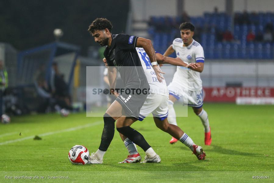sport, action, Verbandspokal, Stadion am Schönbusch, SVA, SV Viktoria Aschaffenburg, Fussball, FCS, BFV, Aschaffenburg, Achtelfinale, 1. FC Schweinfurt 1905, 09.09.2025 - Bild-ID: 2508091