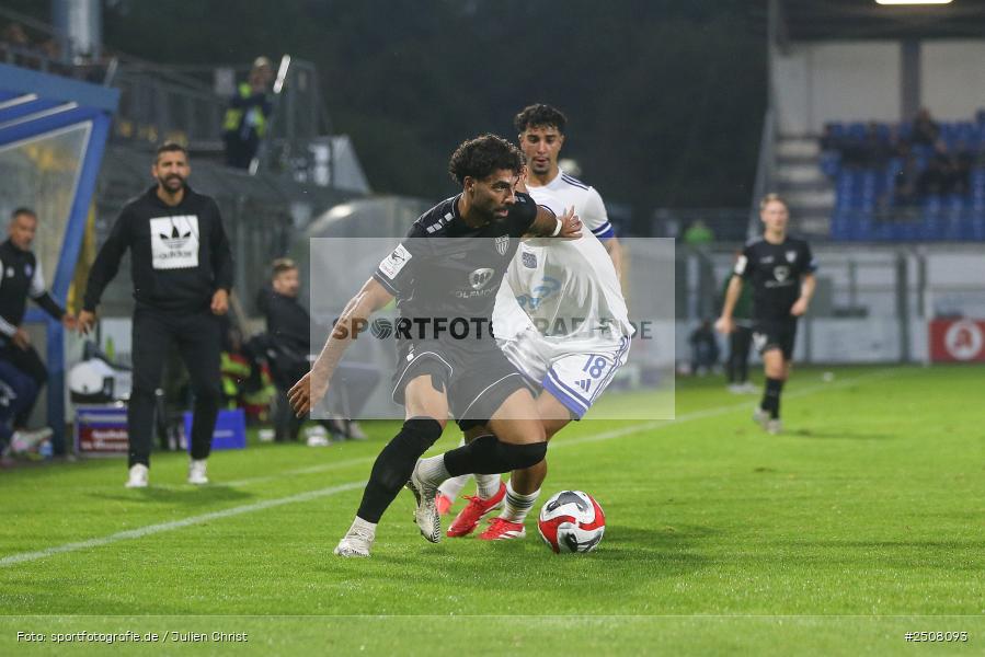 sport, action, Verbandspokal, Stadion am Schönbusch, SVA, SV Viktoria Aschaffenburg, Fussball, FCS, BFV, Aschaffenburg, Achtelfinale, 1. FC Schweinfurt 1905, 09.09.2025 - Bild-ID: 2508093