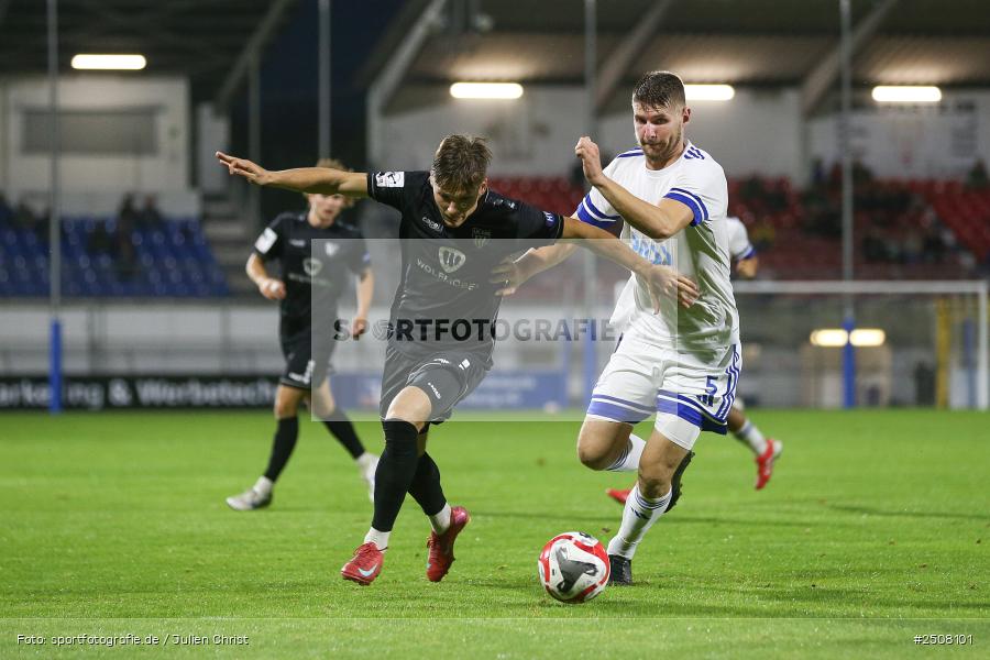 sport, action, Verbandspokal, Stadion am Schönbusch, SVA, SV Viktoria Aschaffenburg, Fussball, FCS, BFV, Aschaffenburg, Achtelfinale, 1. FC Schweinfurt 1905, 09.09.2025 - Bild-ID: 2508101
