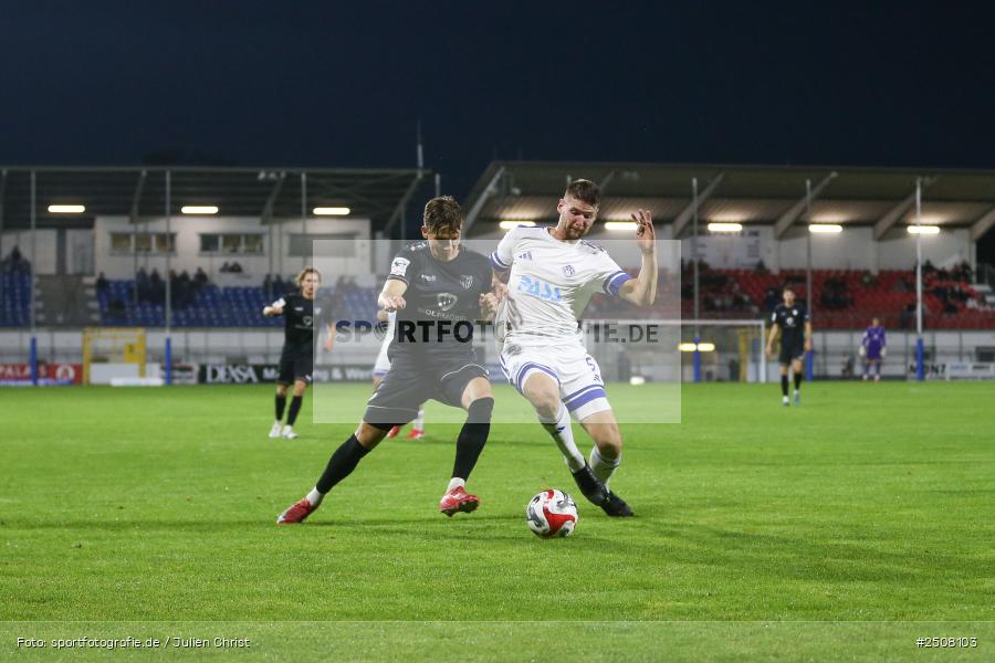 sport, action, Verbandspokal, Stadion am Schönbusch, SVA, SV Viktoria Aschaffenburg, Fussball, FCS, BFV, Aschaffenburg, Achtelfinale, 1. FC Schweinfurt 1905, 09.09.2025 - Bild-ID: 2508103