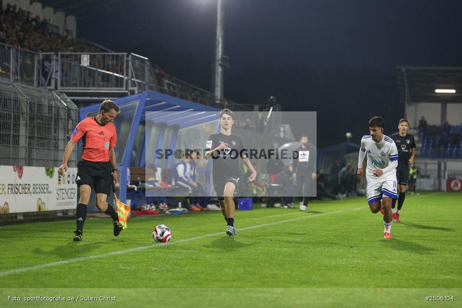 sport, action, Verbandspokal, Stadion am Schönbusch, SVA, SV Viktoria Aschaffenburg, Fussball, FCS, BFV, Aschaffenburg, Achtelfinale, 1. FC Schweinfurt 1905, 09.09.2025 - Bild-ID: 2508104