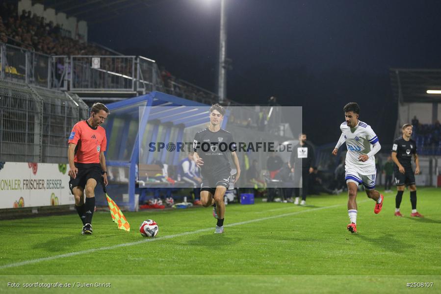 sport, action, Verbandspokal, Stadion am Schönbusch, SVA, SV Viktoria Aschaffenburg, Fussball, FCS, BFV, Aschaffenburg, Achtelfinale, 1. FC Schweinfurt 1905, 09.09.2025 - Bild-ID: 2508107