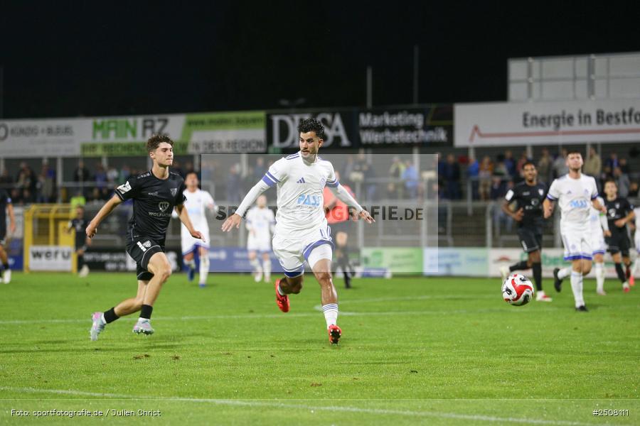 sport, action, Verbandspokal, Stadion am Schönbusch, SVA, SV Viktoria Aschaffenburg, Fussball, FCS, BFV, Aschaffenburg, Achtelfinale, 1. FC Schweinfurt 1905, 09.09.2025 - Bild-ID: 2508111