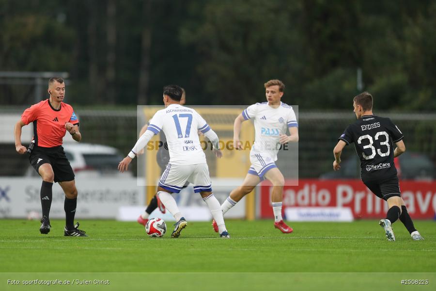 sport, action, Verbandspokal, Stadion am Schönbusch, SVA, SV Viktoria Aschaffenburg, Fussball, FCS, BFV, Aschaffenburg, Achtelfinale, 1. FC Schweinfurt 1905, 09.09.2025 - Bild-ID: 2508223