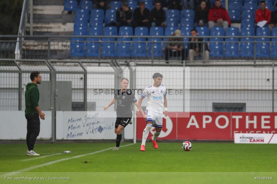 sport, action, Verbandspokal, Stadion am Schönbusch, SVA, SV Viktoria Aschaffenburg, Fussball, FCS, BFV, Aschaffenburg, Achtelfinale, 1. FC Schweinfurt 1905, 09.09.2025 - Bild-ID: 2508248