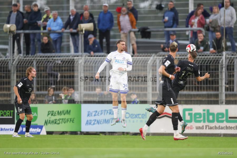 sport, action, Verbandspokal, Stadion am Schönbusch, SVA, SV Viktoria Aschaffenburg, Fussball, FCS, BFV, Aschaffenburg, Achtelfinale, 1. FC Schweinfurt 1905, 09.09.2025 - Bild-ID: 2508263