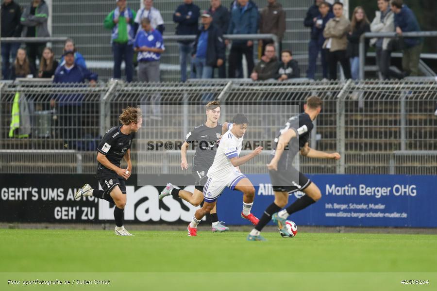 sport, action, Verbandspokal, Stadion am Schönbusch, SVA, SV Viktoria Aschaffenburg, Fussball, FCS, BFV, Aschaffenburg, Achtelfinale, 1. FC Schweinfurt 1905, 09.09.2025 - Bild-ID: 2508264