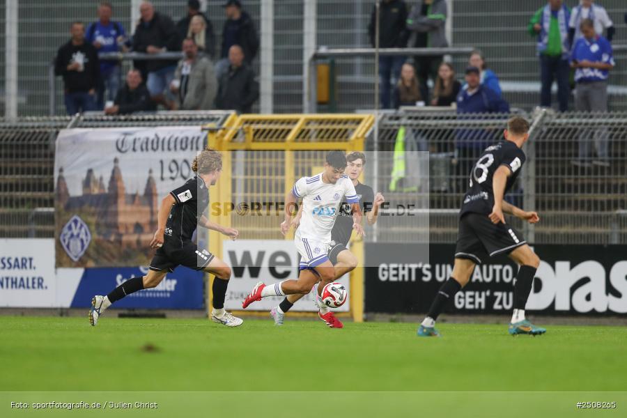 sport, action, Verbandspokal, Stadion am Schönbusch, SVA, SV Viktoria Aschaffenburg, Fussball, FCS, BFV, Aschaffenburg, Achtelfinale, 1. FC Schweinfurt 1905, 09.09.2025 - Bild-ID: 2508265