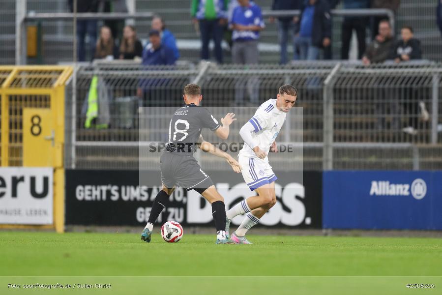 sport, action, Verbandspokal, Stadion am Schönbusch, SVA, SV Viktoria Aschaffenburg, Fussball, FCS, BFV, Aschaffenburg, Achtelfinale, 1. FC Schweinfurt 1905, 09.09.2025 - Bild-ID: 2508266