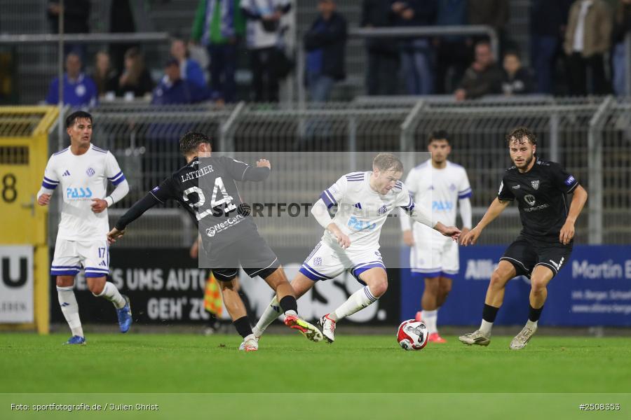 sport, action, Verbandspokal, Stadion am Schönbusch, SVA, SV Viktoria Aschaffenburg, Fussball, FCS, BFV, Aschaffenburg, Achtelfinale, 1. FC Schweinfurt 1905, 09.09.2025 - Bild-ID: 2508353