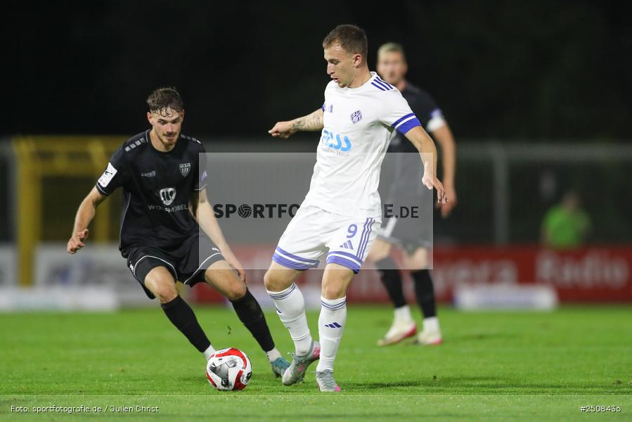 sport, action, Verbandspokal, Stadion am Schönbusch, SVA, SV Viktoria Aschaffenburg, Fussball, FCS, BFV, Aschaffenburg, Achtelfinale, 1. FC Schweinfurt 1905, 09.09.2025 - Bild-ID: 2508436