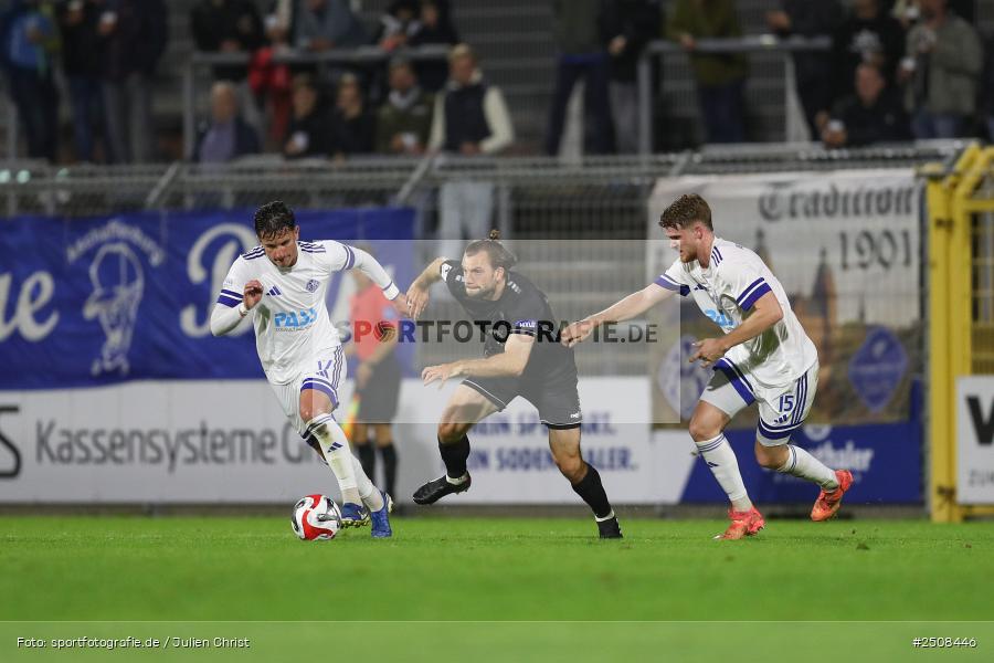 sport, action, Verbandspokal, Stadion am Schönbusch, SVA, SV Viktoria Aschaffenburg, Fussball, FCS, BFV, Aschaffenburg, Achtelfinale, 1. FC Schweinfurt 1905, 09.09.2025 - Bild-ID: 2508446
