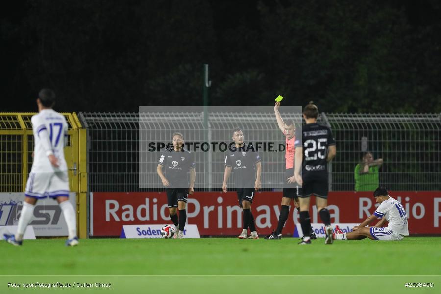 sport, action, Verbandspokal, Stadion am Schönbusch, SVA, SV Viktoria Aschaffenburg, Fussball, FCS, BFV, Aschaffenburg, Achtelfinale, 1. FC Schweinfurt 1905, 09.09.2025 - Bild-ID: 2508450