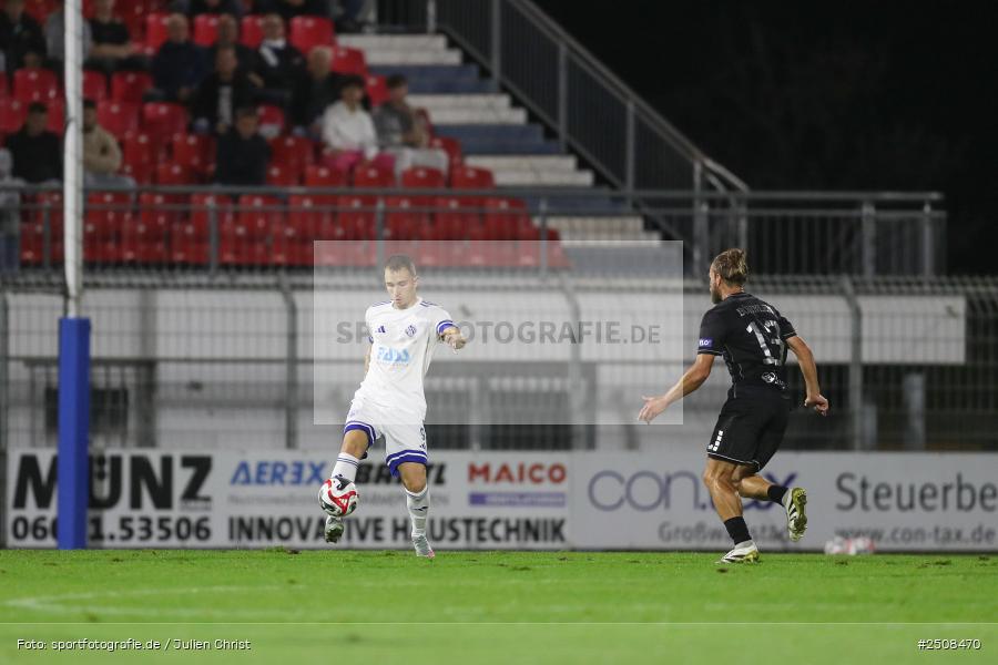 sport, action, Verbandspokal, Stadion am Schönbusch, SVA, SV Viktoria Aschaffenburg, Fussball, FCS, BFV, Aschaffenburg, Achtelfinale, 1. FC Schweinfurt 1905, 09.09.2025 - Bild-ID: 2508470