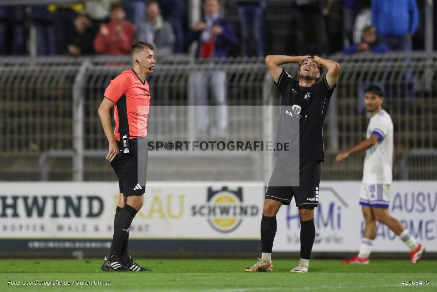 sport, action, Verbandspokal, Stadion am Schönbusch, SVA, SV Viktoria Aschaffenburg, Fussball, FCS, BFV, Aschaffenburg, Achtelfinale, 1. FC Schweinfurt 1905, 09.09.2025 - Bild-ID: 2508495