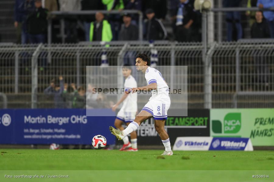 sport, action, Verbandspokal, Stadion am Schönbusch, SVA, SV Viktoria Aschaffenburg, Fussball, FCS, BFV, Aschaffenburg, Achtelfinale, 1. FC Schweinfurt 1905, 09.09.2025 - Bild-ID: 2508514