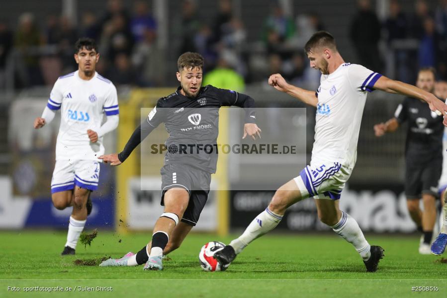 sport, action, Verbandspokal, Stadion am Schönbusch, SVA, SV Viktoria Aschaffenburg, Fussball, FCS, BFV, Aschaffenburg, Achtelfinale, 1. FC Schweinfurt 1905, 09.09.2025 - Bild-ID: 2508516