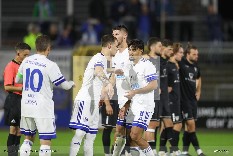 sport, action, Verbandspokal, Stadion am Schönbusch, SVA, SV Viktoria Aschaffenburg, Fussball, FCS, BFV, Aschaffenburg, Achtelfinale, 1. FC Schweinfurt 1905, 09.09.2025 - Bild-ID: 2508526