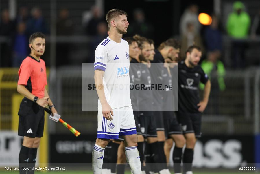 sport, action, Verbandspokal, Stadion am Schönbusch, SVA, SV Viktoria Aschaffenburg, Fussball, FCS, BFV, Aschaffenburg, Achtelfinale, 1. FC Schweinfurt 1905, 09.09.2025 - Bild-ID: 2508532