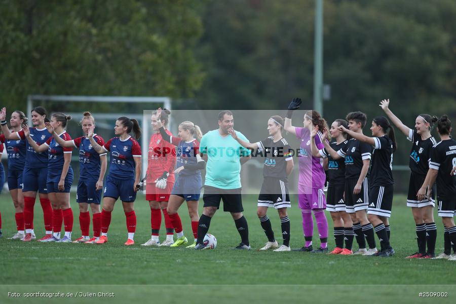 sport, action, Sportgelände, Hiscox Bezirkspokal Unterfranken, Fussball, FVgg Kickers Aschaffenburg, FVG, FFC Adelsberg-Karsbach, FFC, BFV, Adelsberg, Achtelfinale, 17.09.2025 - Bild-ID: 2509002