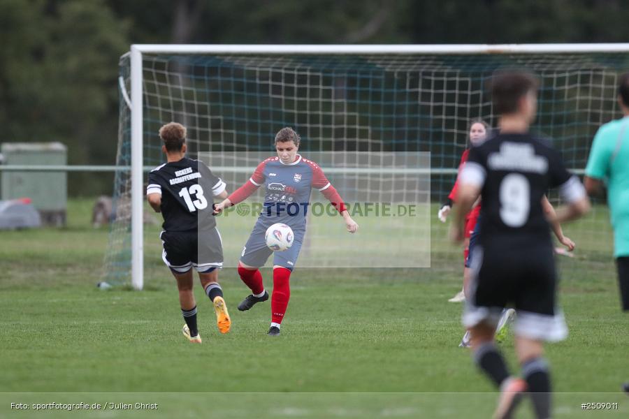 sport, action, Sportgelände, Hiscox Bezirkspokal Unterfranken, Fussball, FVgg Kickers Aschaffenburg, FVG, FFC Adelsberg-Karsbach, FFC, BFV, Adelsberg, Achtelfinale, 17.09.2025 - Bild-ID: 2509011