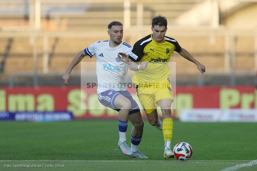 Stadion am Schönbusch, Aschaffenburg, 19.09.2025, sport, action, Fussball, BFV, 9. Spieltag, Regionalliga Bayern, DJK, SVA, DJK Vilzing, SV Viktoria Aschaffenburg - Bild-ID: 2509094