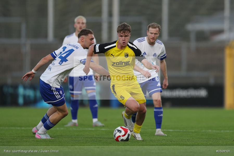 Stadion am Schönbusch, Aschaffenburg, 19.09.2025, sport, action, Fussball, BFV, 9. Spieltag, Regionalliga Bayern, DJK, SVA, DJK Vilzing, SV Viktoria Aschaffenburg - Bild-ID: 2509101