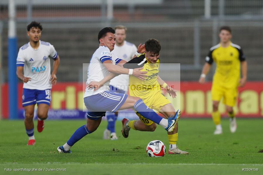 Stadion am Schönbusch, Aschaffenburg, 19.09.2025, sport, action, Fussball, BFV, 9. Spieltag, Regionalliga Bayern, DJK, SVA, DJK Vilzing, SV Viktoria Aschaffenburg - Bild-ID: 2509138