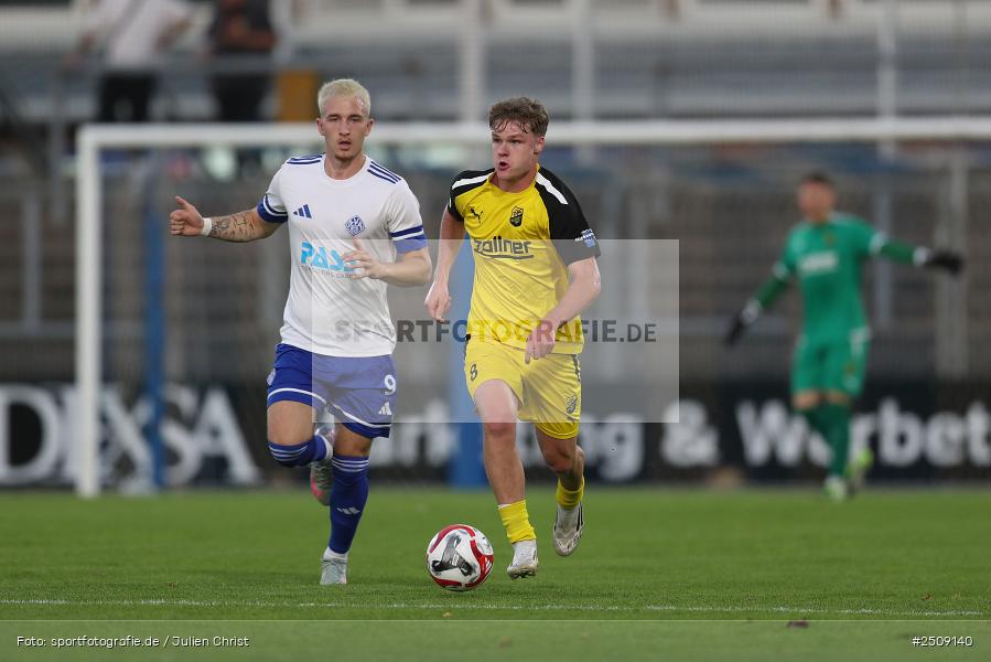 Stadion am Schönbusch, Aschaffenburg, 19.09.2025, sport, action, Fussball, BFV, 9. Spieltag, Regionalliga Bayern, DJK, SVA, DJK Vilzing, SV Viktoria Aschaffenburg - Bild-ID: 2509140