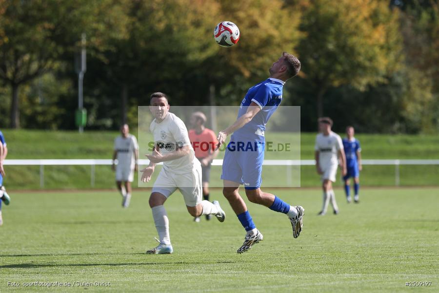 sport, action, TuS 1893 Aschaffenburg-Leider, TUS, Landesliga Nordwest, Fussball, FCB, Dr. Hans Weiß Sportpark, Bad Kissingen, BFV, 20.09.2025, 12. Spieltag, 1. FC 06 Bad Kissingen - Bild-ID: 2509197