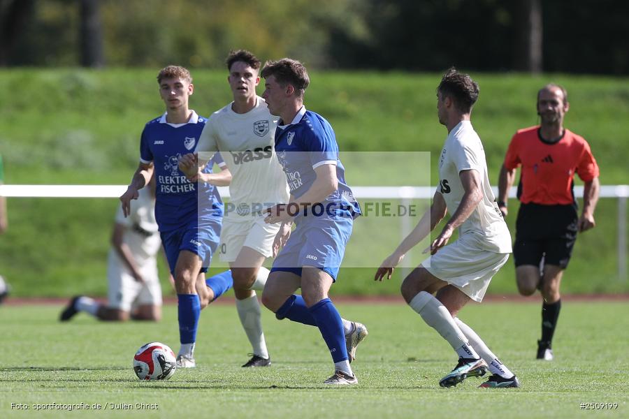 sport, action, TuS 1893 Aschaffenburg-Leider, TUS, Landesliga Nordwest, Fussball, FCB, Dr. Hans Weiß Sportpark, Bad Kissingen, BFV, 20.09.2025, 12. Spieltag, 1. FC 06 Bad Kissingen - Bild-ID: 2509199