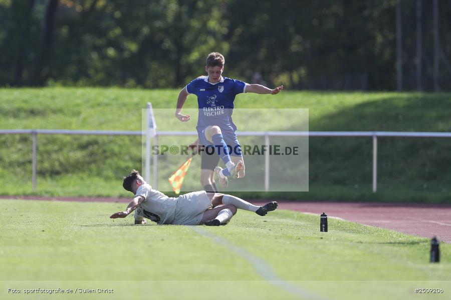 sport, action, TuS 1893 Aschaffenburg-Leider, TUS, Landesliga Nordwest, Fussball, FCB, Dr. Hans Weiß Sportpark, Bad Kissingen, BFV, 20.09.2025, 12. Spieltag, 1. FC 06 Bad Kissingen - Bild-ID: 2509206