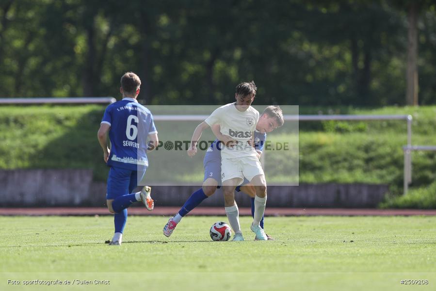 sport, action, TuS 1893 Aschaffenburg-Leider, TUS, Landesliga Nordwest, Fussball, FCB, Dr. Hans Weiß Sportpark, Bad Kissingen, BFV, 20.09.2025, 12. Spieltag, 1. FC 06 Bad Kissingen - Bild-ID: 2509208