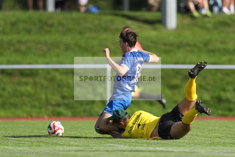 sport, action, TuS 1893 Aschaffenburg-Leider, TUS, Landesliga Nordwest, Fussball, FCB, Dr. Hans Weiß Sportpark, Bad Kissingen, BFV, 20.09.2025, 12. Spieltag, 1. FC 06 Bad Kissingen - Bild-ID: 2509210
