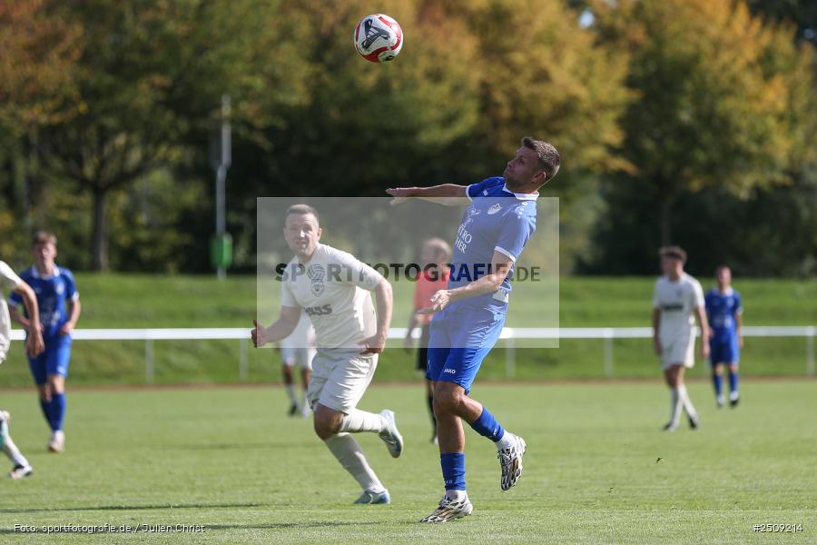 sport, action, TuS 1893 Aschaffenburg-Leider, TUS, Landesliga Nordwest, Fussball, FCB, Dr. Hans Weiß Sportpark, Bad Kissingen, BFV, 20.09.2025, 12. Spieltag, 1. FC 06 Bad Kissingen - Bild-ID: 2509214