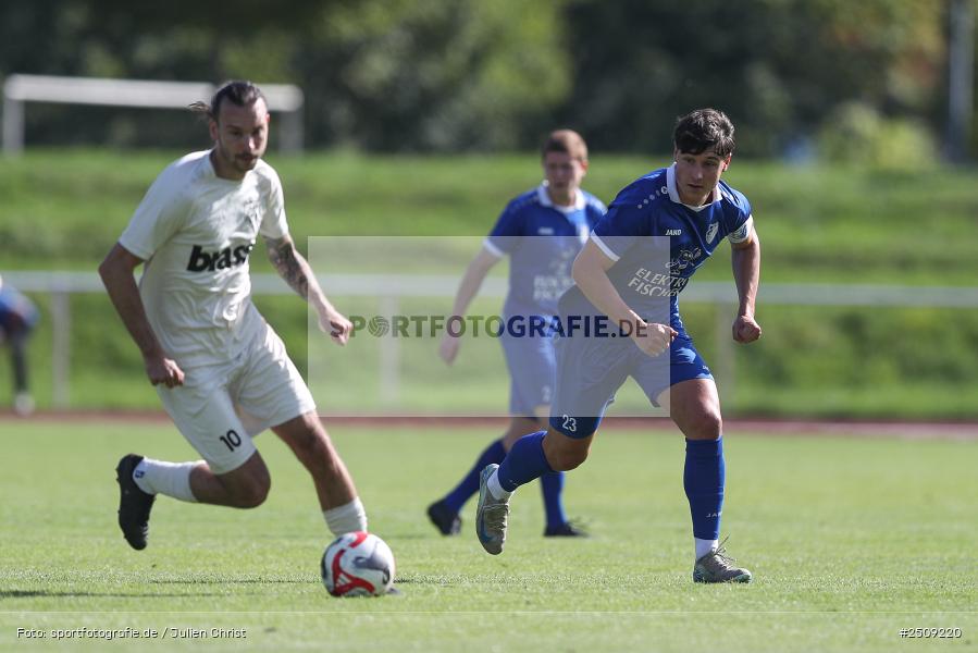 sport, action, TuS 1893 Aschaffenburg-Leider, TUS, Landesliga Nordwest, Fussball, FCB, Dr. Hans Weiß Sportpark, Bad Kissingen, BFV, 20.09.2025, 12. Spieltag, 1. FC 06 Bad Kissingen - Bild-ID: 2509220
