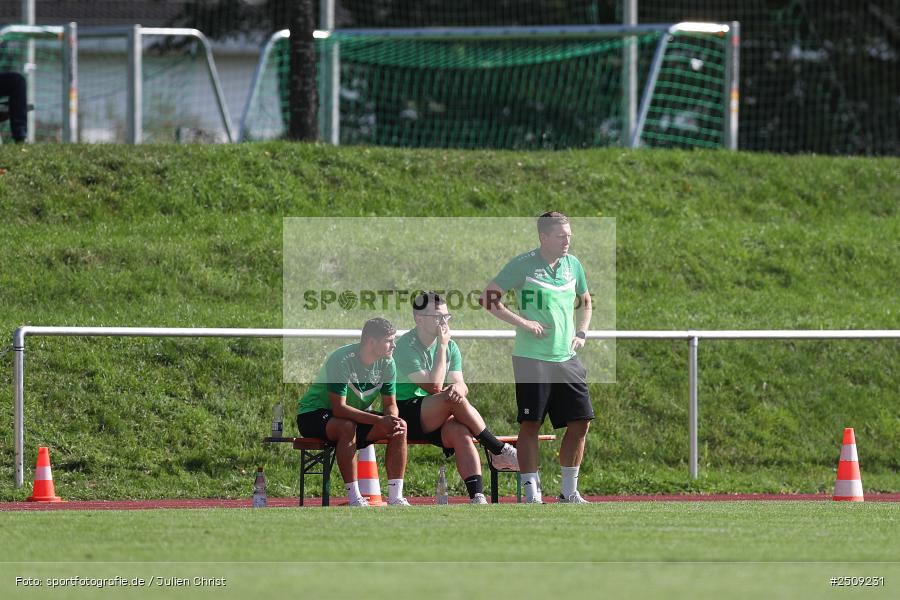 sport, action, TuS 1893 Aschaffenburg-Leider, TUS, Landesliga Nordwest, Fussball, FCB, Dr. Hans Weiß Sportpark, Bad Kissingen, BFV, 20.09.2025, 12. Spieltag, 1. FC 06 Bad Kissingen - Bild-ID: 2509231