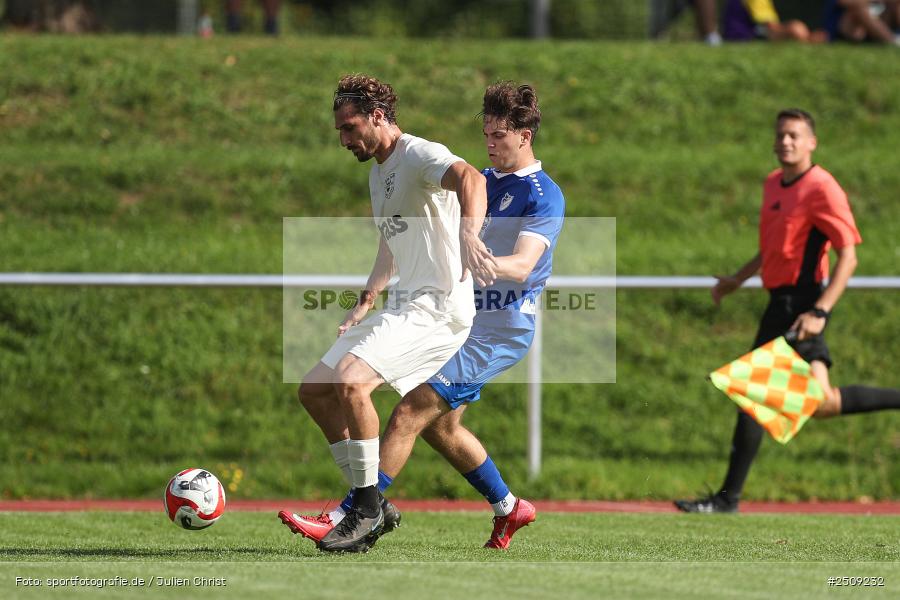 sport, action, TuS 1893 Aschaffenburg-Leider, TUS, Landesliga Nordwest, Fussball, FCB, Dr. Hans Weiß Sportpark, Bad Kissingen, BFV, 20.09.2025, 12. Spieltag, 1. FC 06 Bad Kissingen - Bild-ID: 2509232