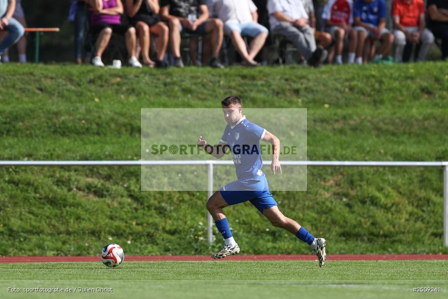 sport, action, TuS 1893 Aschaffenburg-Leider, TUS, Landesliga Nordwest, Fussball, FCB, Dr. Hans Weiß Sportpark, Bad Kissingen, BFV, 20.09.2025, 12. Spieltag, 1. FC 06 Bad Kissingen - Bild-ID: 2509241