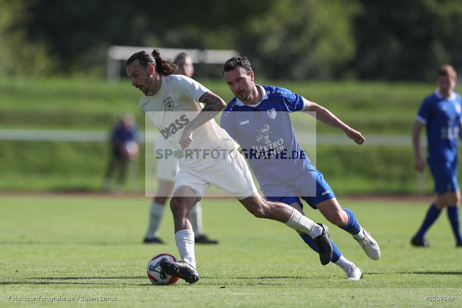 sport, action, TuS 1893 Aschaffenburg-Leider, TUS, Landesliga Nordwest, Fussball, FCB, Dr. Hans Weiß Sportpark, Bad Kissingen, BFV, 20.09.2025, 12. Spieltag, 1. FC 06 Bad Kissingen - Bild-ID: 2509246