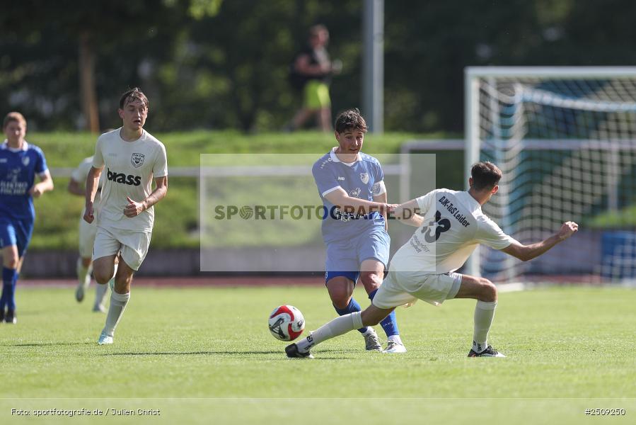 sport, action, TuS 1893 Aschaffenburg-Leider, TUS, Landesliga Nordwest, Fussball, FCB, Dr. Hans Weiß Sportpark, Bad Kissingen, BFV, 20.09.2025, 12. Spieltag, 1. FC 06 Bad Kissingen - Bild-ID: 2509250