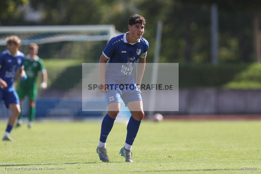 sport, action, TuS 1893 Aschaffenburg-Leider, TUS, Landesliga Nordwest, Fussball, FCB, Dr. Hans Weiß Sportpark, Bad Kissingen, BFV, 20.09.2025, 12. Spieltag, 1. FC 06 Bad Kissingen - Bild-ID: 2509258