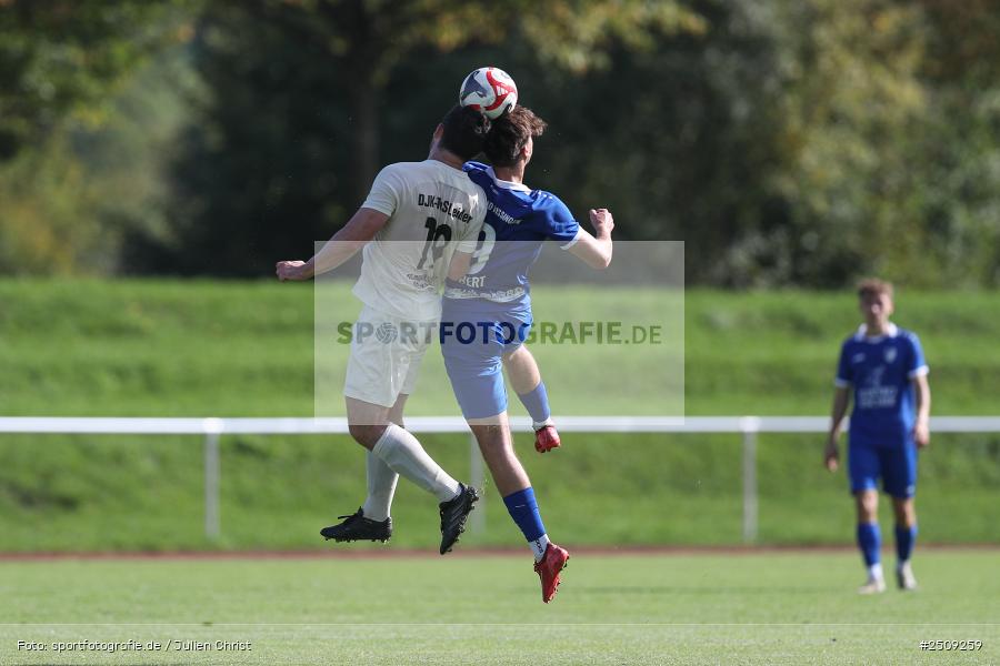 sport, action, TuS 1893 Aschaffenburg-Leider, TUS, Landesliga Nordwest, Fussball, FCB, Dr. Hans Weiß Sportpark, Bad Kissingen, BFV, 20.09.2025, 12. Spieltag, 1. FC 06 Bad Kissingen - Bild-ID: 2509259