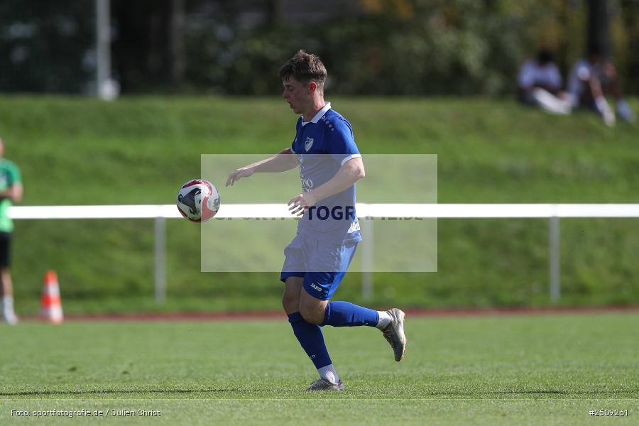 sport, action, TuS 1893 Aschaffenburg-Leider, TUS, Landesliga Nordwest, Fussball, FCB, Dr. Hans Weiß Sportpark, Bad Kissingen, BFV, 20.09.2025, 12. Spieltag, 1. FC 06 Bad Kissingen - Bild-ID: 2509261