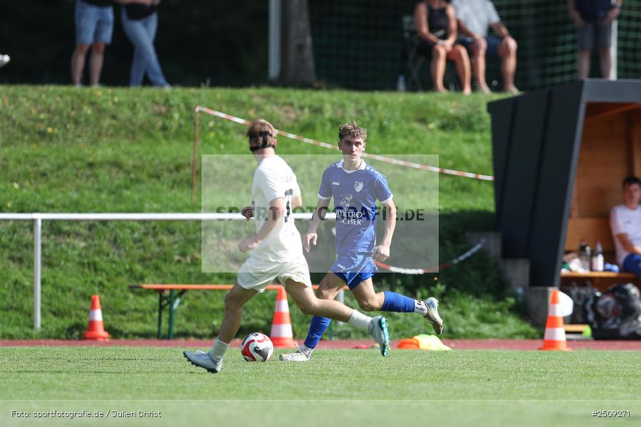 sport, action, TuS 1893 Aschaffenburg-Leider, TUS, Landesliga Nordwest, Fussball, FCB, Dr. Hans Weiß Sportpark, Bad Kissingen, BFV, 20.09.2025, 12. Spieltag, 1. FC 06 Bad Kissingen - Bild-ID: 2509271